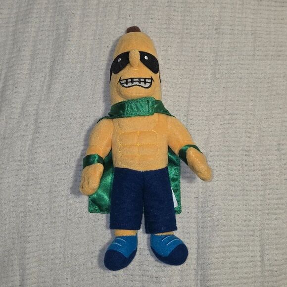 no brand Other - Savannah Bananas Split Mascot Plush Green Cape Baseball Banana Ball 10"